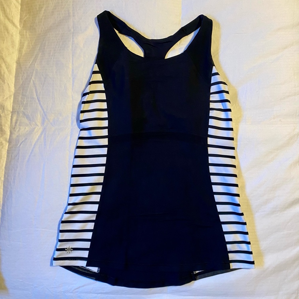 Athleta Support Top Tank - Black & White Size M
